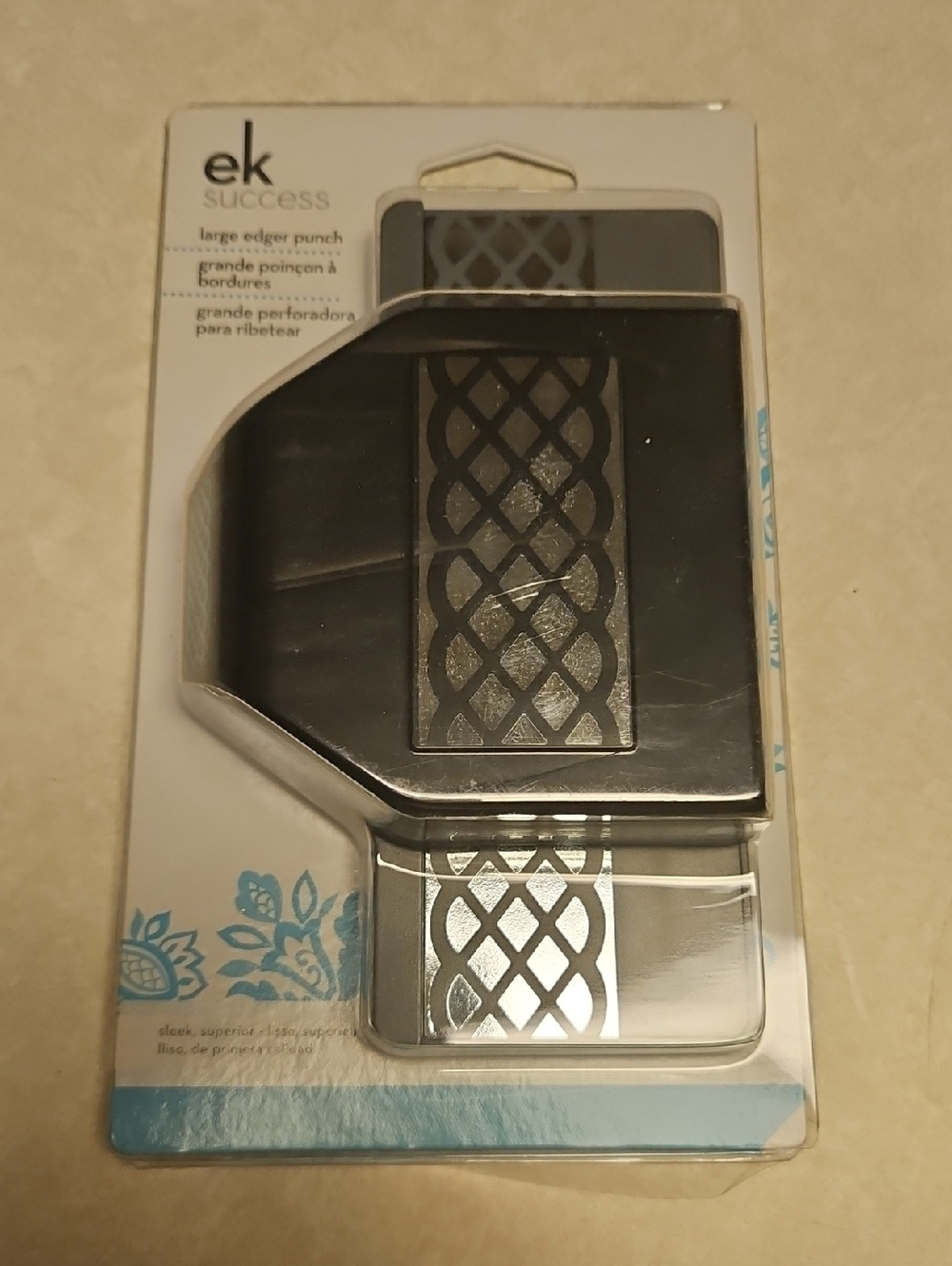 NWT EK Success Large Edger Punch - Lattice Chain